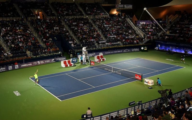 dubai tennis court